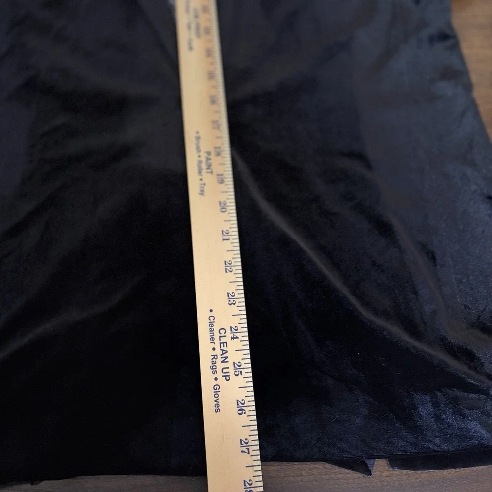 GNW NWT Woman's Velvet Velour Blazer Jacket Size‎ L Black Event Elegant Classy